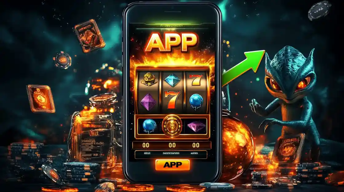 A slot-style game shown inside the 777jiLibet mobile app, highlighting a fun gaming experience.